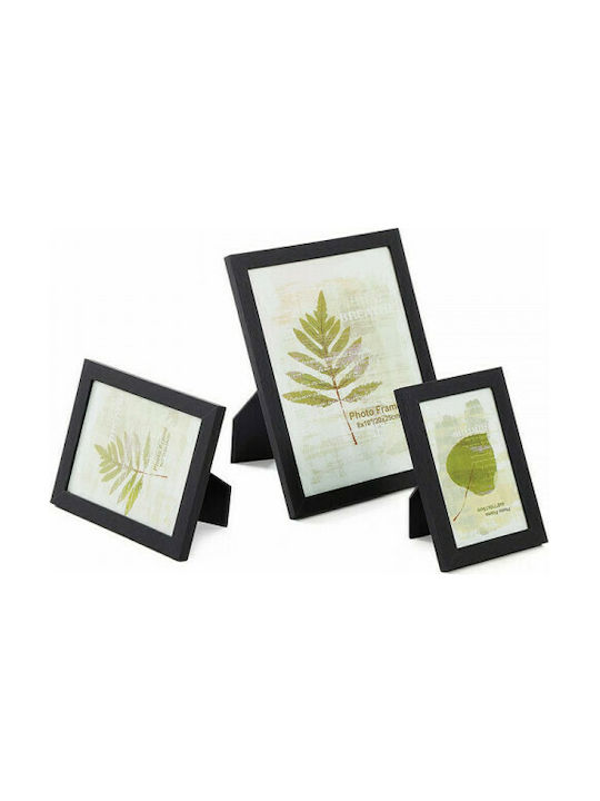 Songmics Wall Multi Picture Frame 10 Slots Wooden with Black Frame 10 Pieces