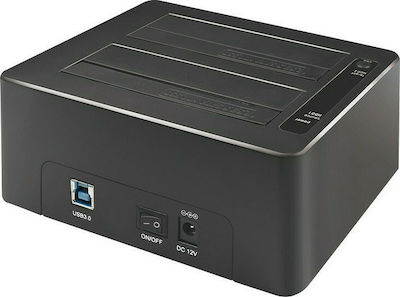 LogiLink Docking Station για 2 Σκληρούς Δίσκους SATA 2.5" / 3.5" με σύνδεση USB 3.0 (QP0029)