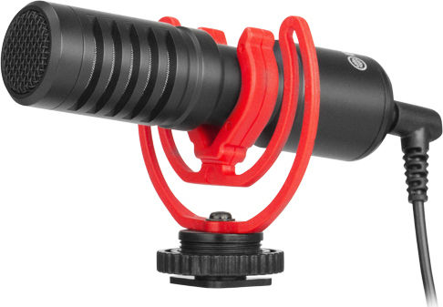 Boya BY-MM1+ Electret Μικρόφωνο Shock Mounted Δημοσιογραφικό