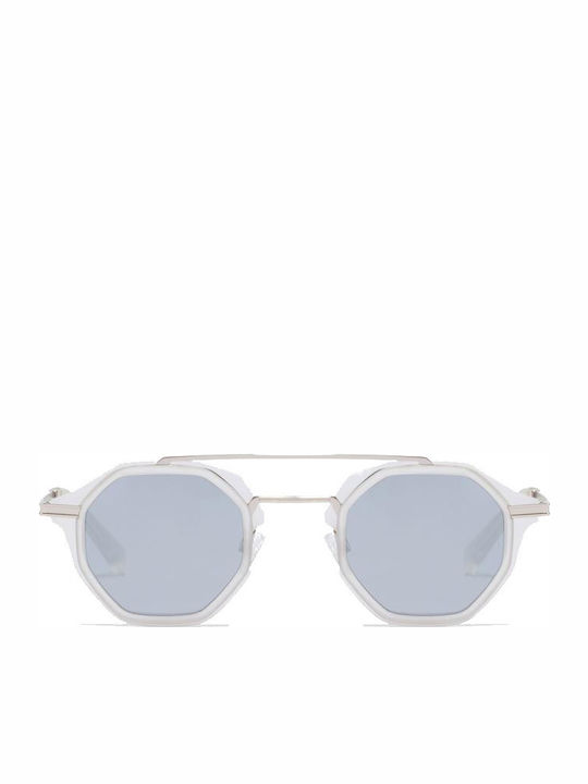 Hawkers Citybreak Unisex Γυαλιά Ηλίου με Χρυσό Μεταλλικό Σκελετό και Γαλάζιο Καθρέφτη Φακό