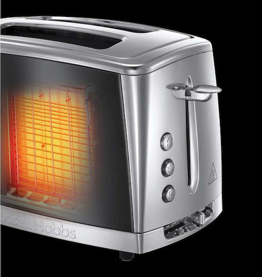 Russell Hobbs Luna Prăjitor de pâine 2 sloturi 1550W Inox
