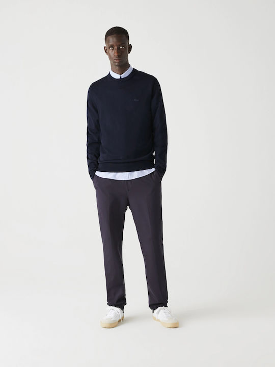 Langarm-Pullover Marineblau