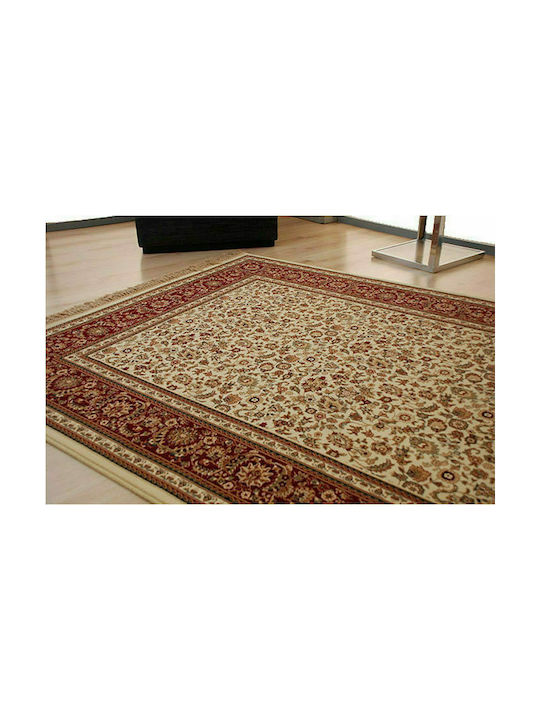 Royal Carpet 8712 Teppich Rechteckig mit Fransen Sherazad Ivory