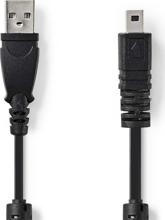 Nedis Camera Data Cable USB A Male UCE6 8pin Male 2m Black Skroutz.gr