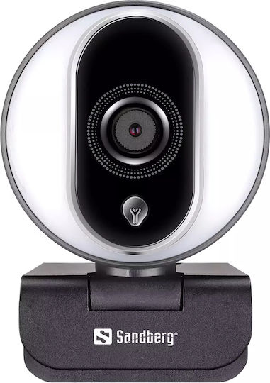 Sandberg Streamer Pro Full HD 1080p Web Camera with Autofocus White