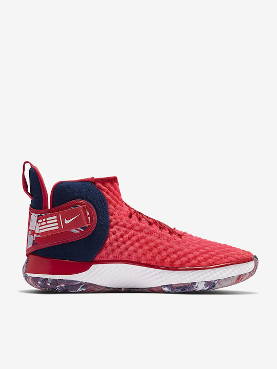 Air Zoom UNVRS FlyEase Hoch Basketballschuhe Rot