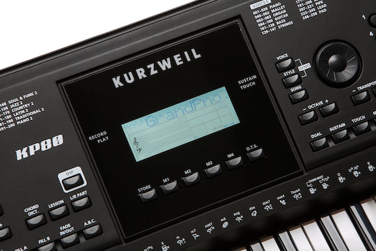 Kurzweil Αρμόνιο KP80 με 61 Πλήκτρα Τυπικής Αφής Μαύρο