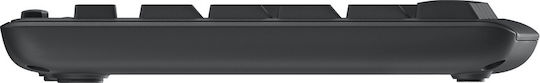 Logitech MK295 Silent Ασύρματο Σετ Πληκτρολόγιο & Ποντίκι Ελληνικό Γκρι
