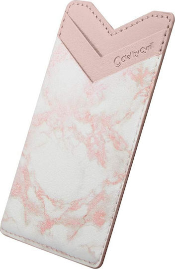 Spigen Sticker Kartenetui Cyrill Shine Wallet Pink Marble