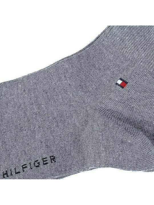Tommy Hilfiger Men's Solid Color Socks Gray 2Pack