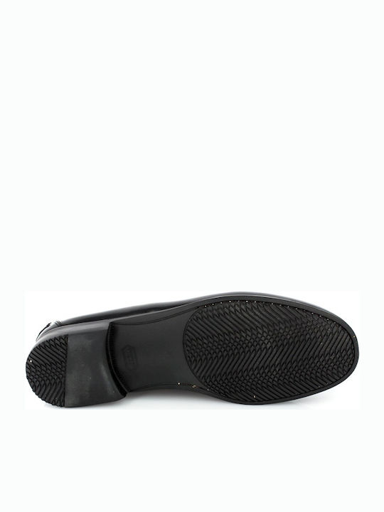 Δερμάτινα Ανδρικά Loafers σε Μαύρο Χρώμα