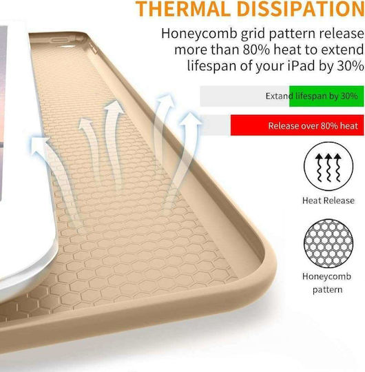 Slim Smart Cover Flip Cover Χρυσή (iPad Air 2)