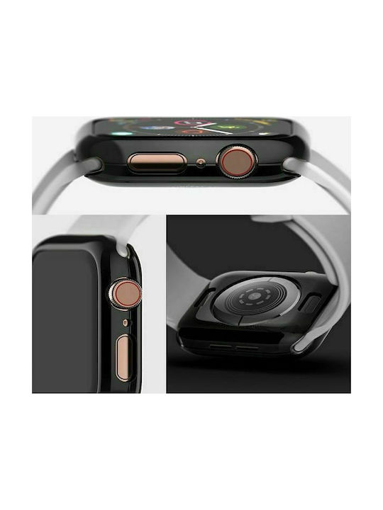 Ringke Full Frame Bumper Case Plastic Case in Black color for Apple Watch 44mm