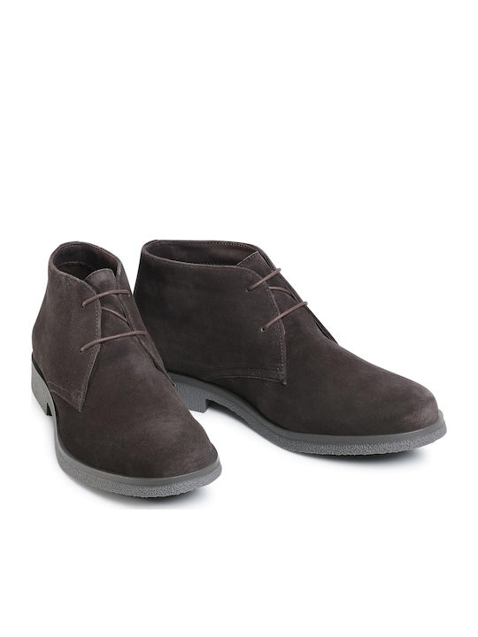 U Claudio A Suede Brown Men's Boots Anatomical