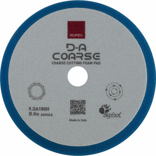 Rupes Polishing Sponge 180mm Blue Thick 9.DA180H
