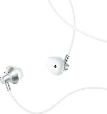 Hoco M75 Belle In-ear Handsfree με Βύσμα 3.5mm Ασημί