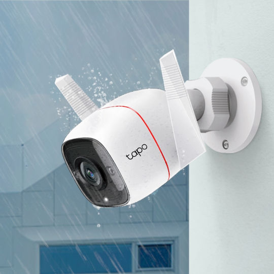 TP-LINK Tapo C310 v1 IP Surveillance Camera Wi-Fi Full HD+ 3MP Waterproof with Two-Way Communication and Lens 4mm