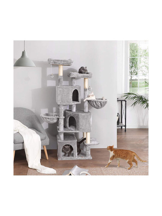 Feandrea Kratzbaum Katzenbäume Gray 8 Ebenen 55x40x164cm