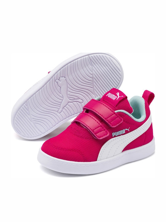 Courtflex Mesh Παιδικά Sneakers με Σκρατς Φούξια