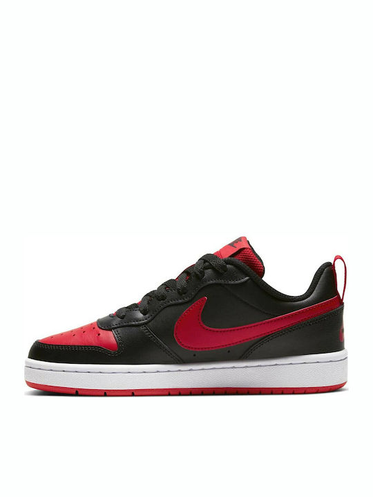 Court Borough Low 2 GS Kids Sports Shoes Basketball with Laces Red