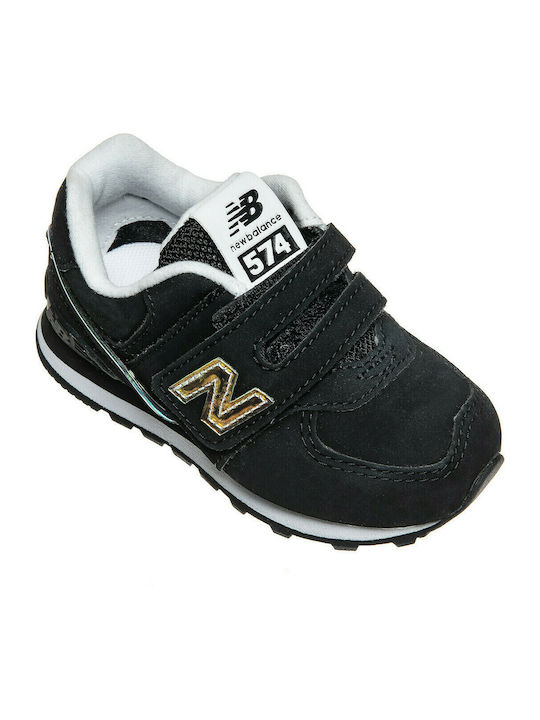 Kinder Sneakers mit Klettverschluss Schwarz