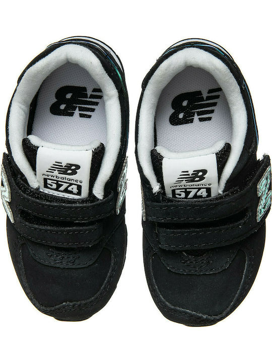 Kinder Sneakers mit Klettverschluss Schwarz