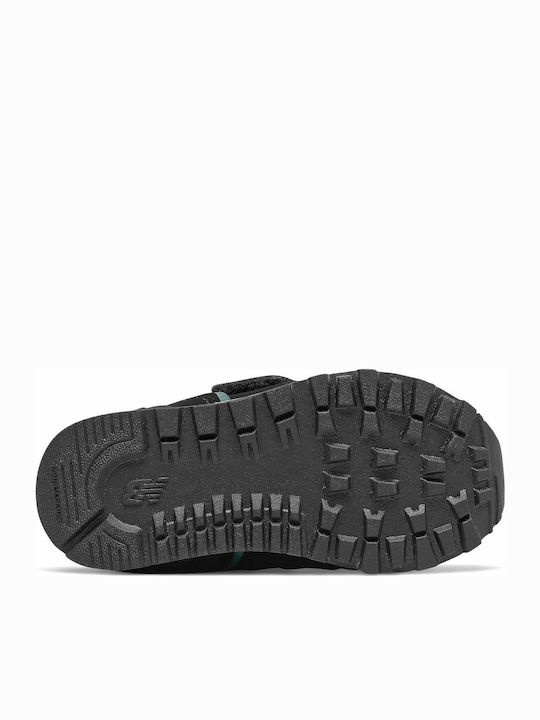 Kinder Sneakers mit Klettverschluss Schwarz