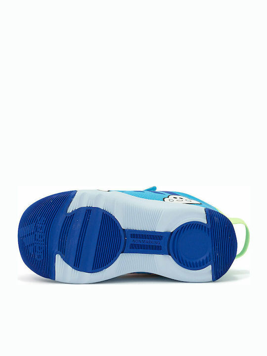 ActivePlay Cleofus Kids Sneakers with Scratch Signal Cyan / Royal Blue / Signal Orange