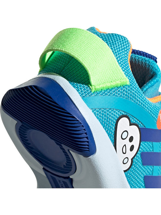 ActivePlay Cleofus Kids Sneakers with Scratch Signal Cyan / Royal Blue / Signal Orange