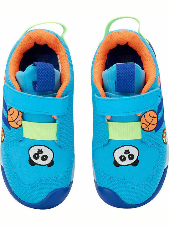 ActivePlay Cleofus Kids Sneakers with Scratch Signal Cyan / Royal Blue / Signal Orange