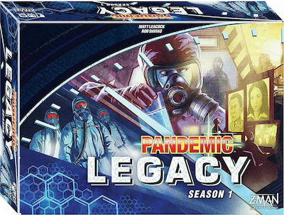 Z-Man Games Brettspiel Pandemic Legacy (Blue Edition) für 2-4 Spieler 13+ Jahre ZMG71170