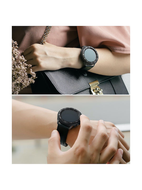 Ringke Air Sports & Bezel Styling Silicone Case in Black color for Galaxy Watch 3 45mm