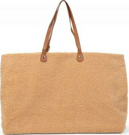 Childhome Τσάντα-Αλλαξιέρα Ώμου/Χειρός Family Teddy Beige 55x18x40εκ.