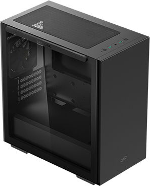 Deepcool Macube 110 Mini Tower Computer Case with Window Panel Black