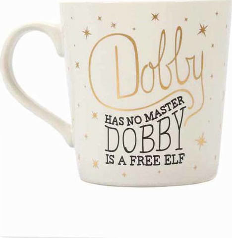 Half Moon Bay Dobby - Free The House Elves Κούπα Κεραμική Λευκή 325ml