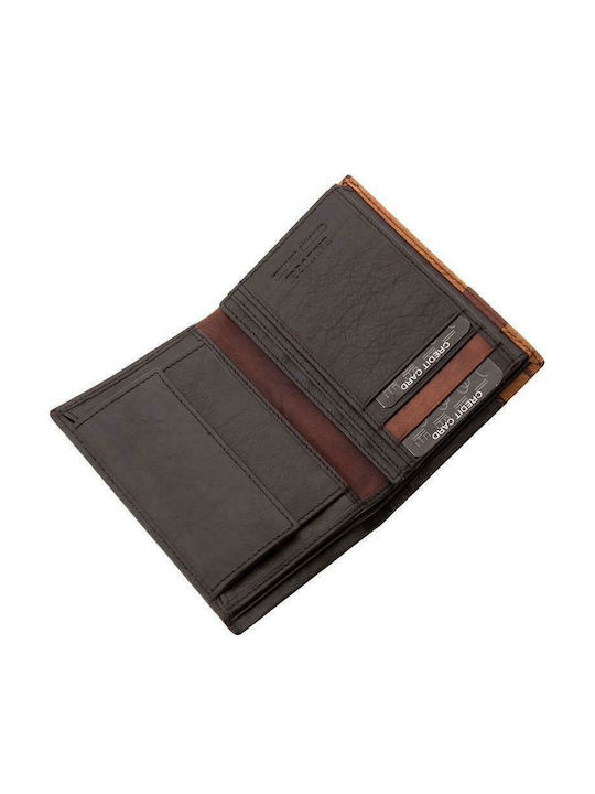 Leather Men's Wallet Classic Brown
