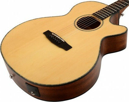 Cort Semi-Acoustic Guitar SFX-E Cutaway Natural Satin