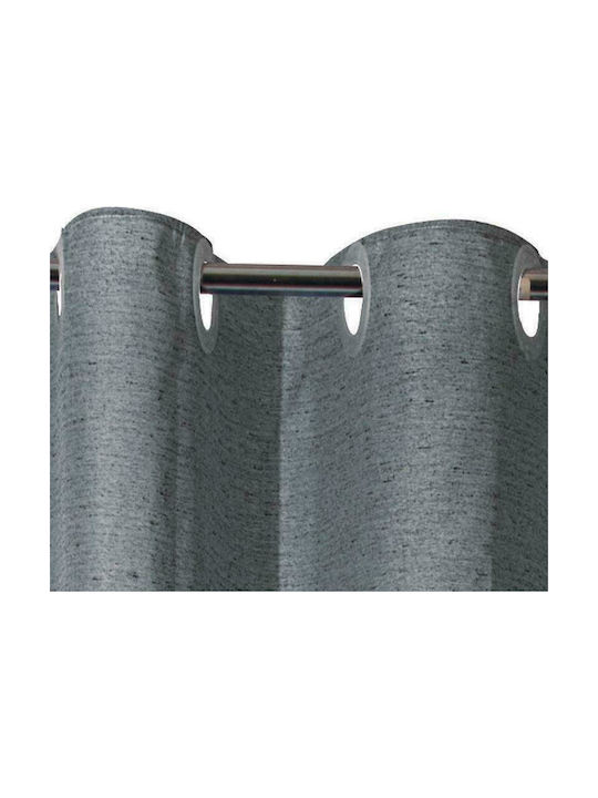Greenwich Polo Club 2584 Shower Curtain Fabric with Hooks 180x200cm Gray