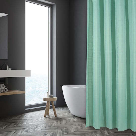 Das Home 1088 Душ завеса Тъканна с куки 180x240см Зелена 420124001088 Das Home 1088 Душ завеса Тъканна с куки 180x240см Зелена 420124001088