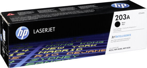 HP 203A Original Toner Laserdrucker Schwarz Hohe Rendite 1400 Seiten (CF540A)
