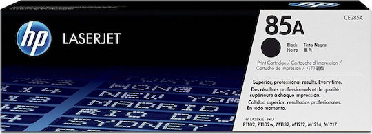 HP 85A Γνήσιο Toner Laser Εκτυπωτή Μαύρο 1600 Σελίδων (CE285A)