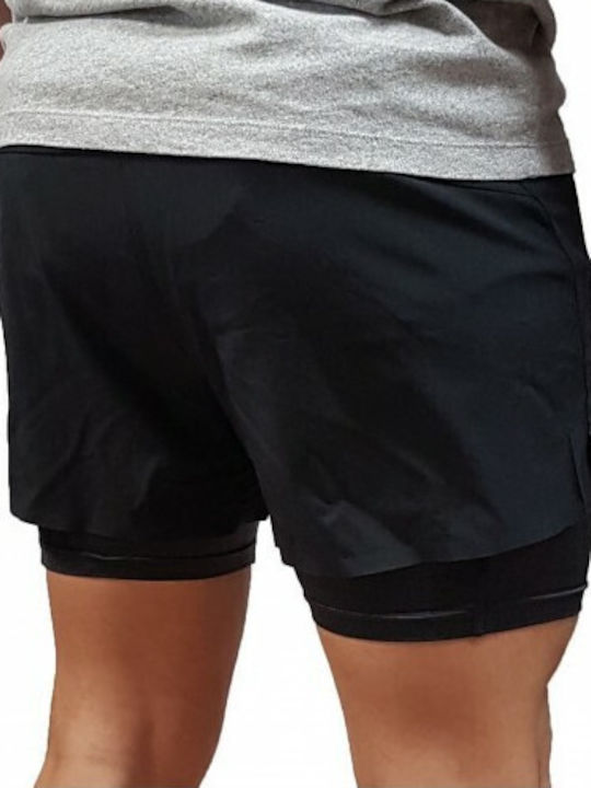 Superdry Run Trail 2 in 1 Sports Men's Black Shorts