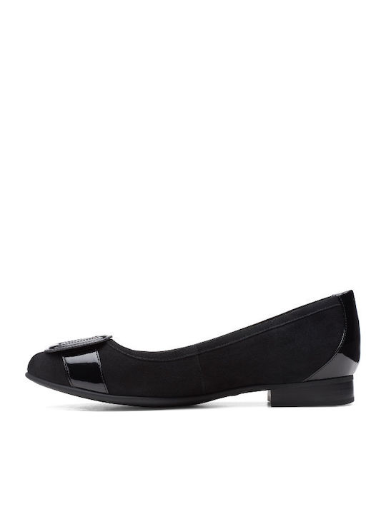 Anatomic Leather Ballerinas Un Blush Cove Black