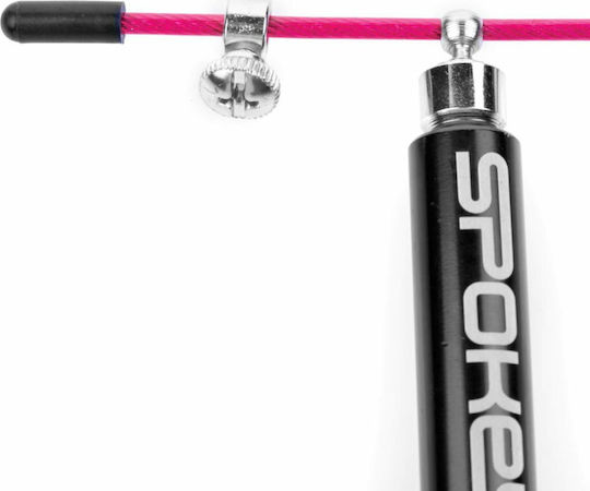 Spokey Crossfit Tweet II Σχοινάκι Ταχύτητας Ροζ με Ρυθμιζόμενο Μήκος