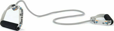 Thera-Band Gymtube Resistance Band Very Hard with Handles Silver 1.40m