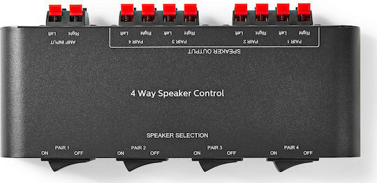 Nedis Aswi2604bk Συσκευή Σύνδεση 4 Σετ Ηχείων 4-16 Ω 1 Ενισχυτή