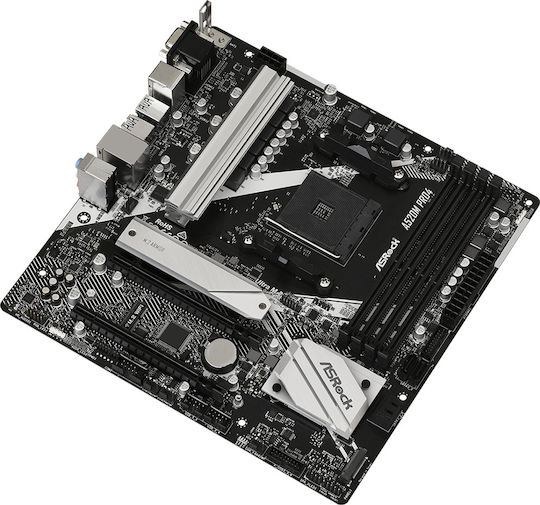 ASRock A520M Pro4 Motherboard Micro ATX με AMD AM4 Socket 90-MXBDU0-A0UAYZ