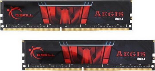 G.Skill Aegis DDR4 32GB RAM με 2x16GB Modules και Ταχύτητα 3000 για Desktop