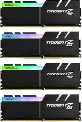 G.Skill Trident Z RGB 64GB DDR4 RAM mit 4 Modulen (4x16GB) und Geschwindigkeit 3000 für Schreibtisch