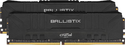 Crucial Ballistix 16GB DDR4 RAM με 2 Modules (2x8GB) και Ταχύτητα 3000 για Desktop